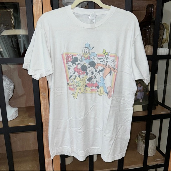 Vintage disney mickey mouse & friends graphic tee short sleeve crewneck donald - Picture 1 of 8